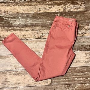 Seven7 Women’s size 6 skinny high rise denim mauve